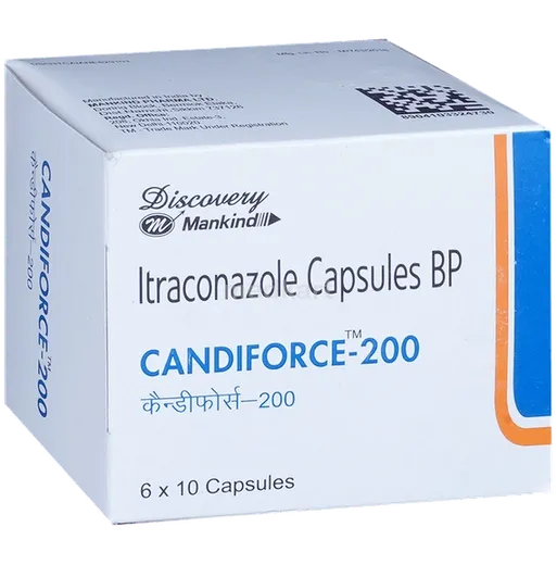candiforce 200mg capsule 10's